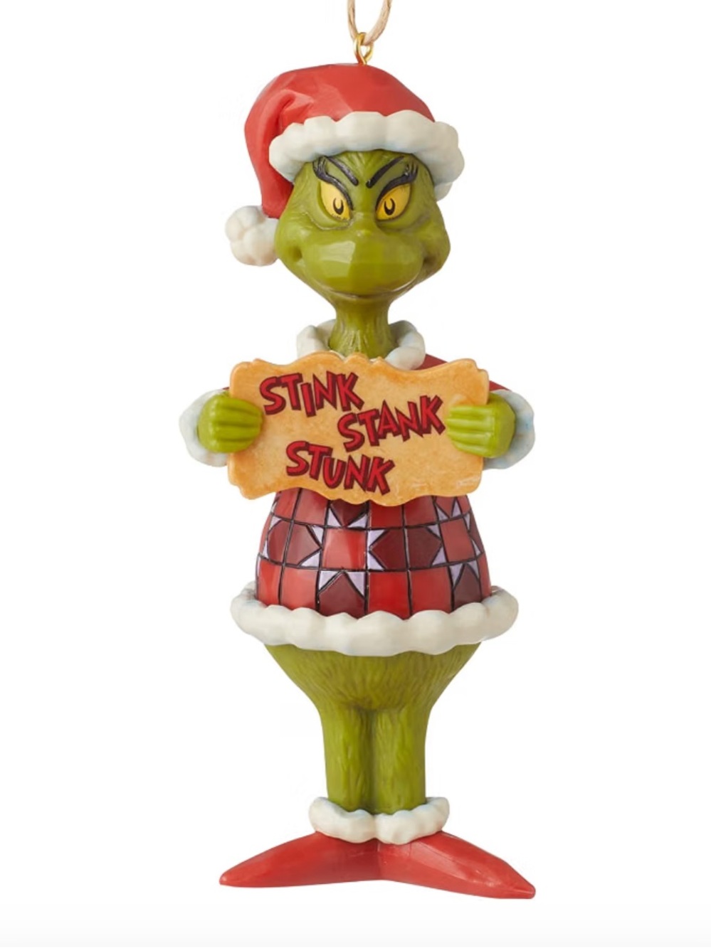 Jim Shore Dr Seuss Grinch Stink Stank Stunk Christmas Ornament NWT
CC